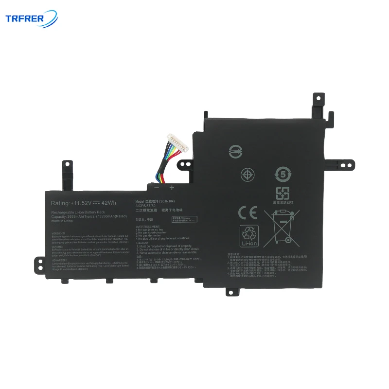 

GH CO B31N1842 laptop battery For SUS VivoBook S531FA V531FL V531FA X531FA S15 S531FL S530FA-EJ042T 3ICP5/57/80 11.52V 42Wh