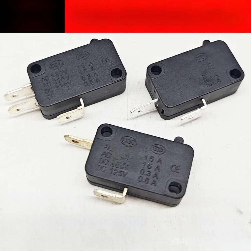 2.8*1.6*1cm 5pcs 3-Pin Momentary Limit Switches Compatible With Rice Cookers Induction Stoves Durable= Bakelite