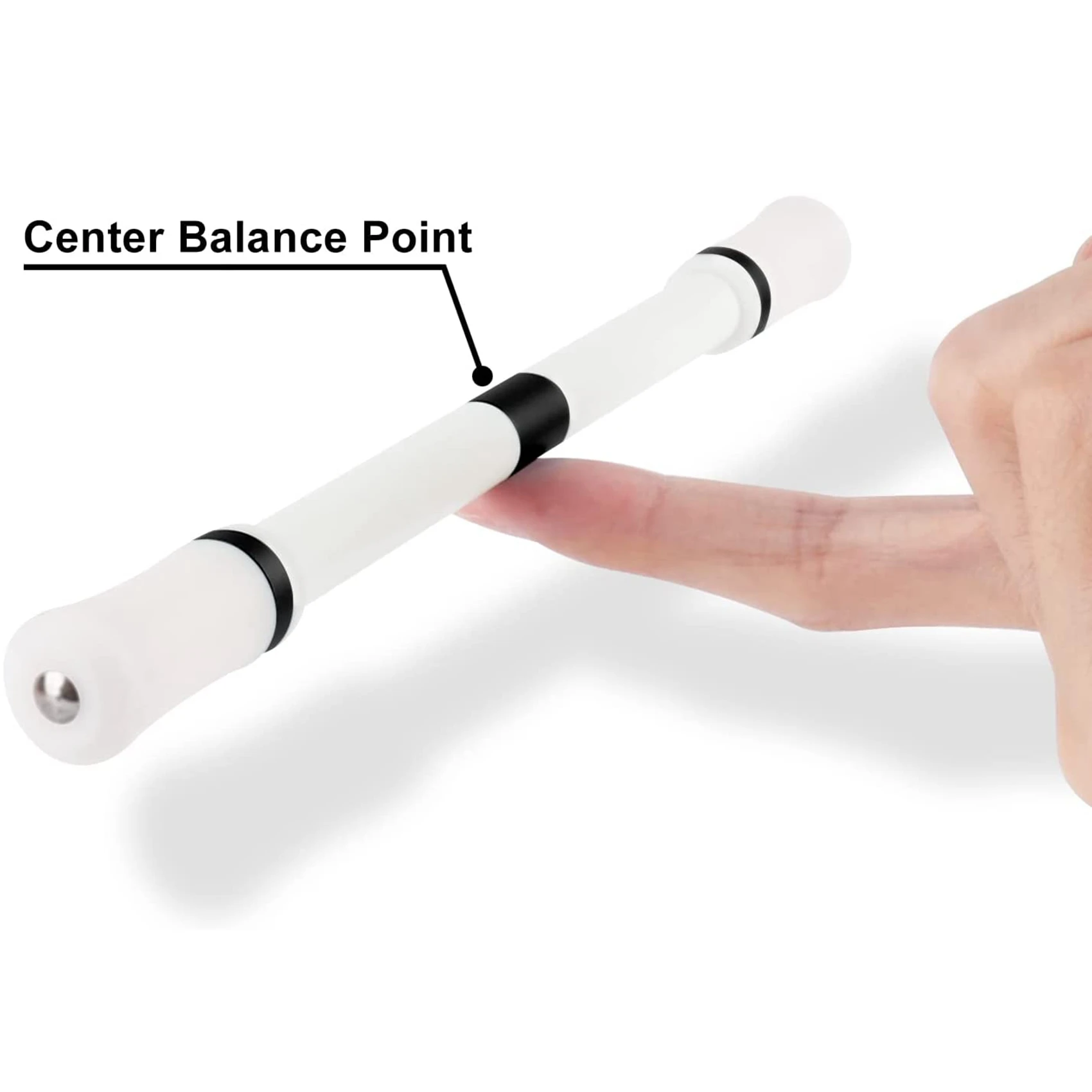 2X Pen Spinning Rotating Finger Pen Detachable Spinning Mod Reduced Pressure For Kids And Adults Office School Supplies