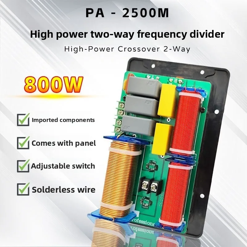 

SRX Series 800W High-Power Audio Crossover with Omkron Switch for Speaker System