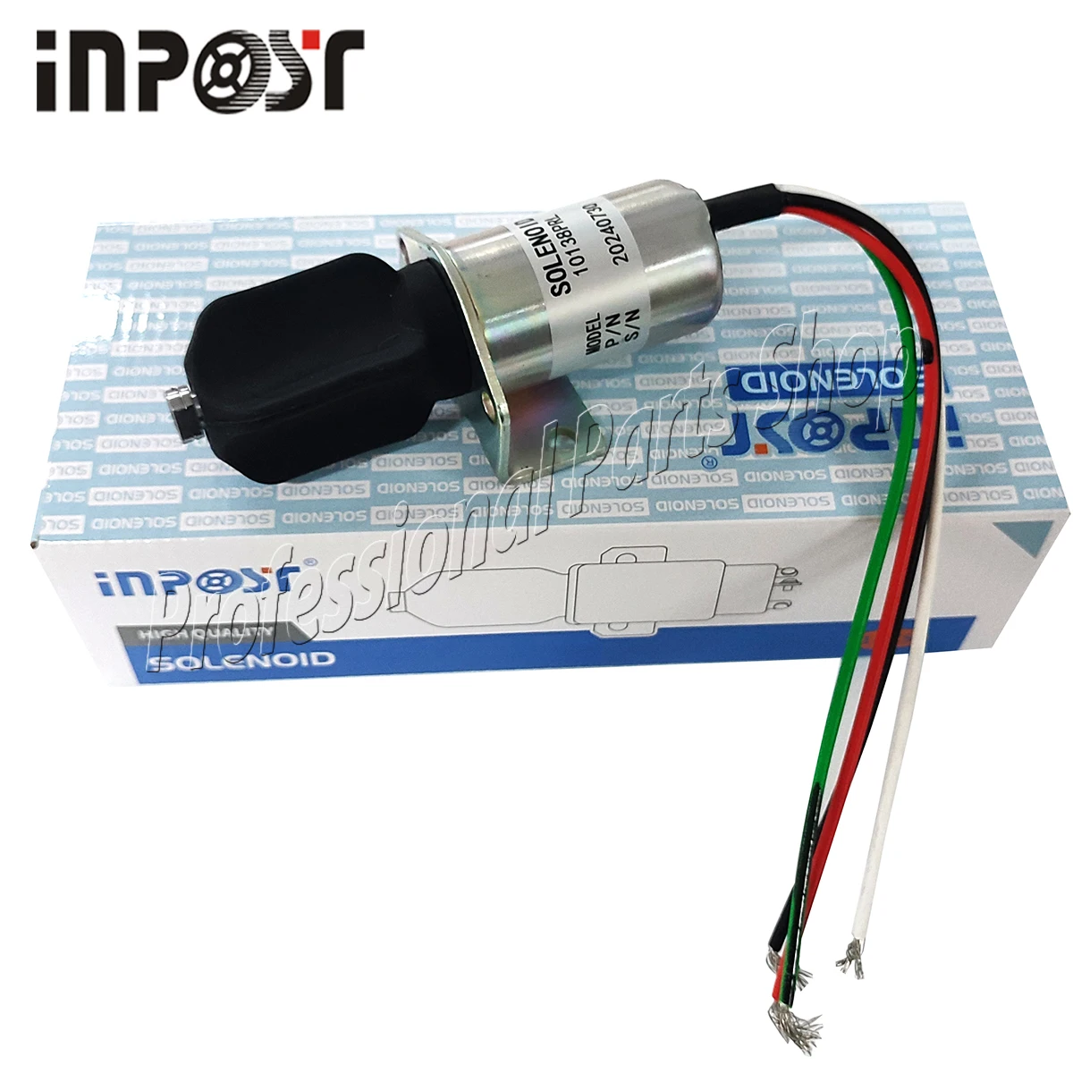 10138PRL 12V Fuel Shutoff Solenoid 4-Wire For Corsa Electric Captain's Call Systems 1502-12C