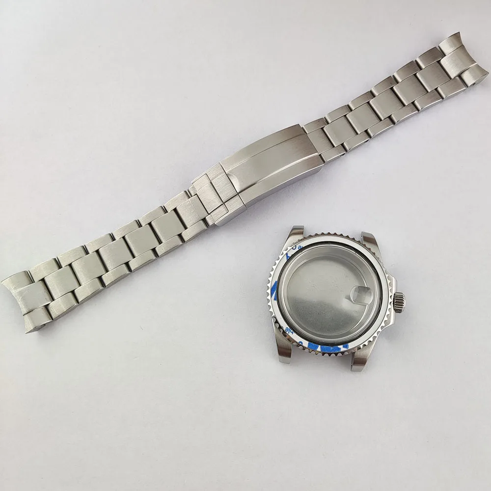 

40mm NH35 NH34 watch case suitable for NH35NH34 movement sapphire glass mirror stainless steel watch case strap 40mm watch case