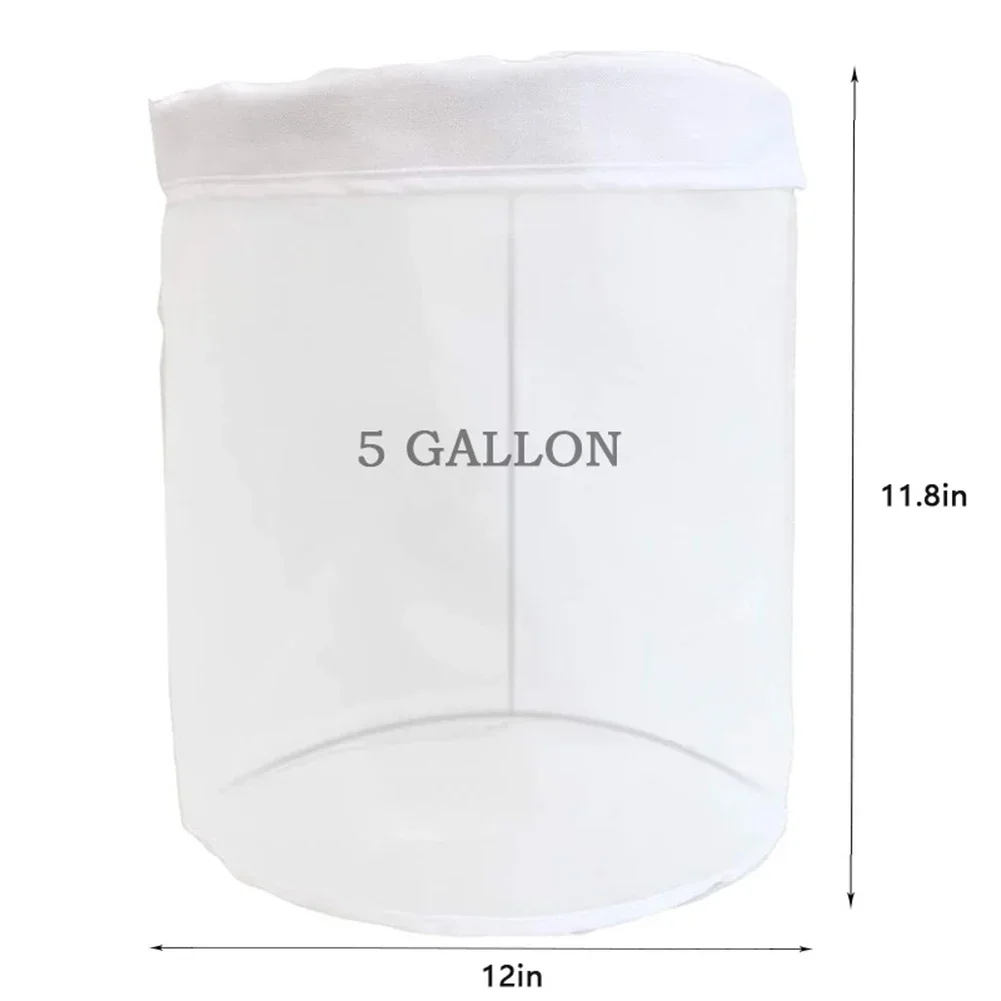 2/5 Gallon Filter Bag Nylon Bubble Bags Plants Herbal Essence Extractor Plant Residue Filtration Bag High-quality