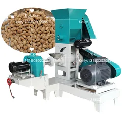 Pet Dog Canine Cat Food Fsh Shrimp Aquatic Feed Making Extruder Machine Production Sinking/Floating Type