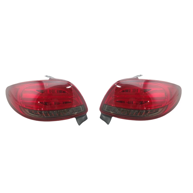 Car LED Red Tail Light Rear Turn Signal Brake Stop Bumper Fog Lamp For Peugeot 206 206CC 2004 2005 2006 2007 2008