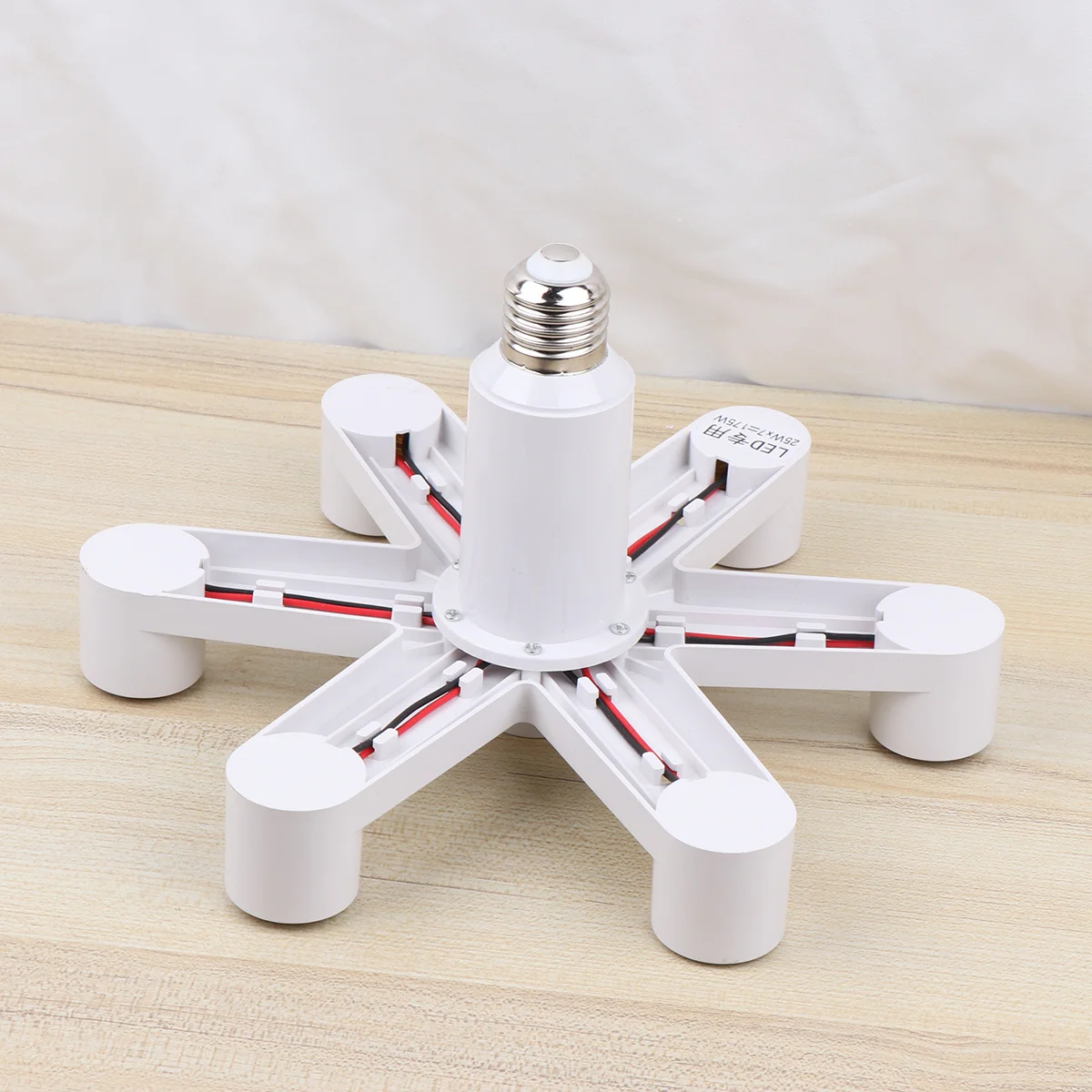 

Multi E27 Lamp Base Durable Light Socket Holder Perfect for Home Lighting 7 Heads Light Base Lamp Bases