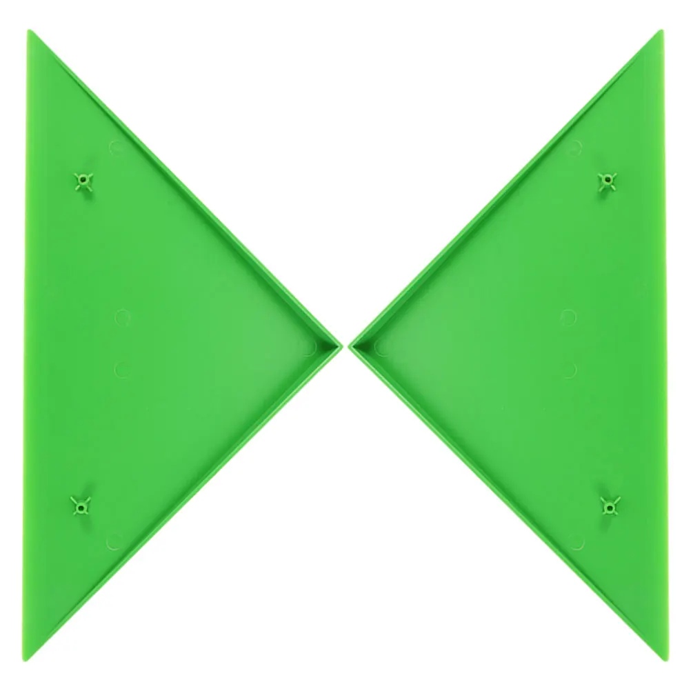 

2Pcs Table Protectors Strong Hips Material Easy to Install Triangle Bumpers for Foosball Table Edge Guards