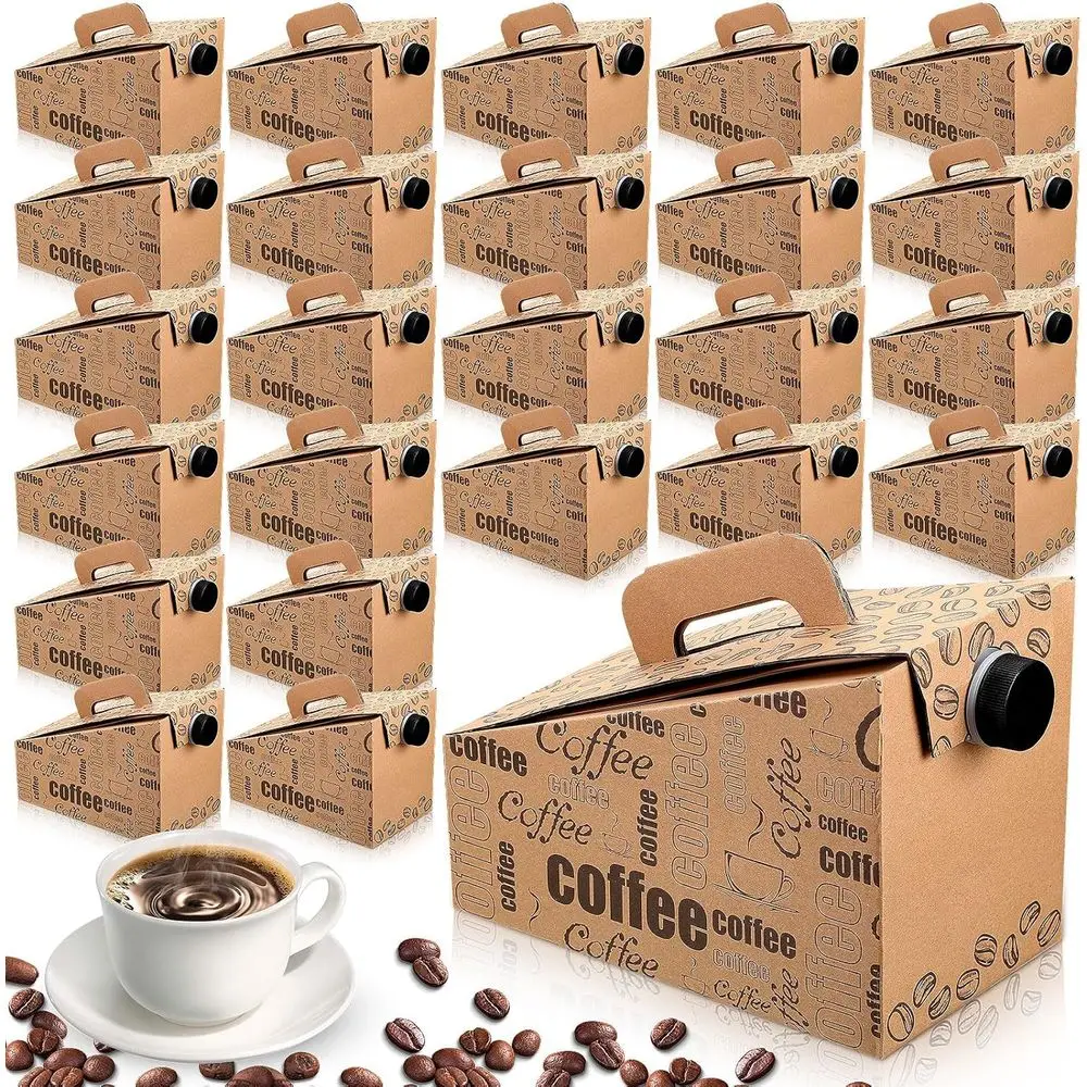 

Portable 96 oz Insulated Coffee Box Dispenser for Parties and Catering