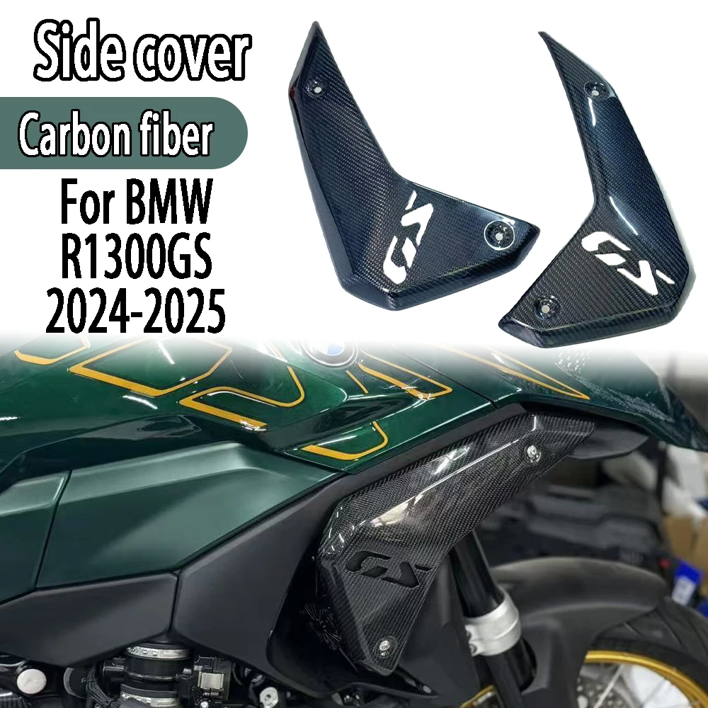 

For BMW R 1300 GS R1300GS 2024-205 Carbon fiber radiator side cover frame shield fairing protector motorcycle accessories