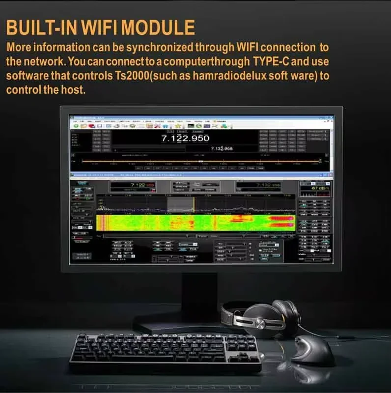 2026 ZASTONE ZT7500 SDR Short Wave Transceiver Wolf HF LF VHF UHF DDC DUC All Mode CB Radio 0-750MHZ Receive Touch Screen
