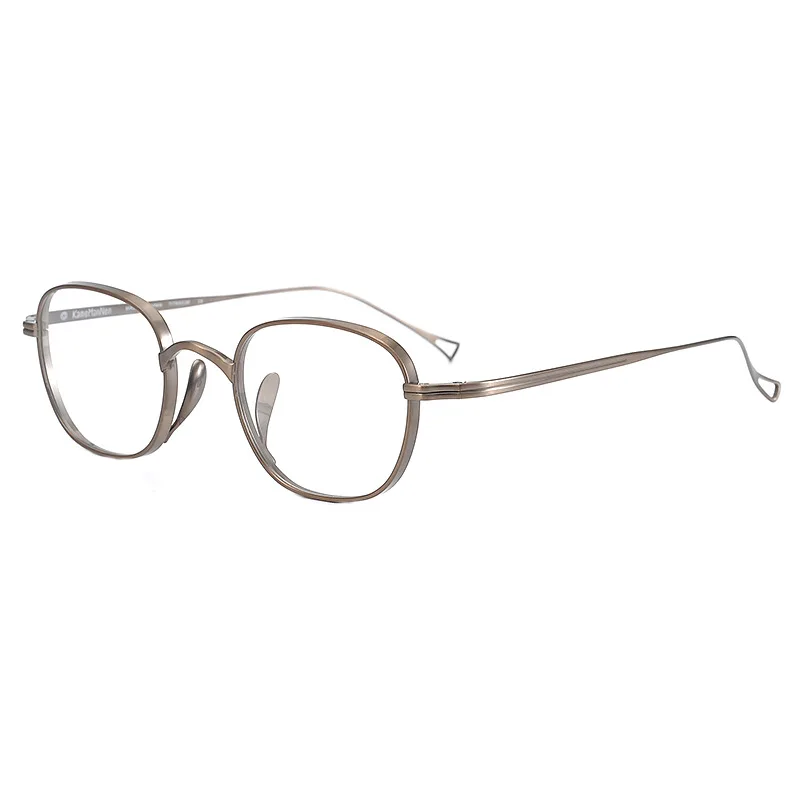 

Japanese-style small box for both the elegant and the common, integrated turtle foot nose pad, all-titanium ultra-light glasses