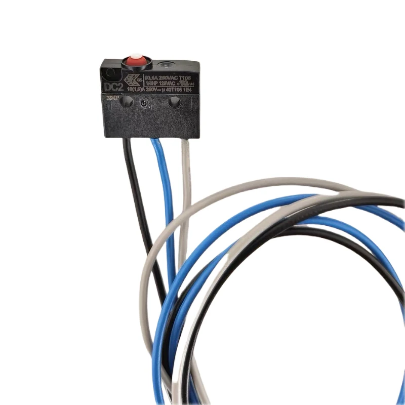 1PCS/LOTS cherry DC2 waterproof micro switch bottom outlet one open one closed 10A current can replace D2SW
