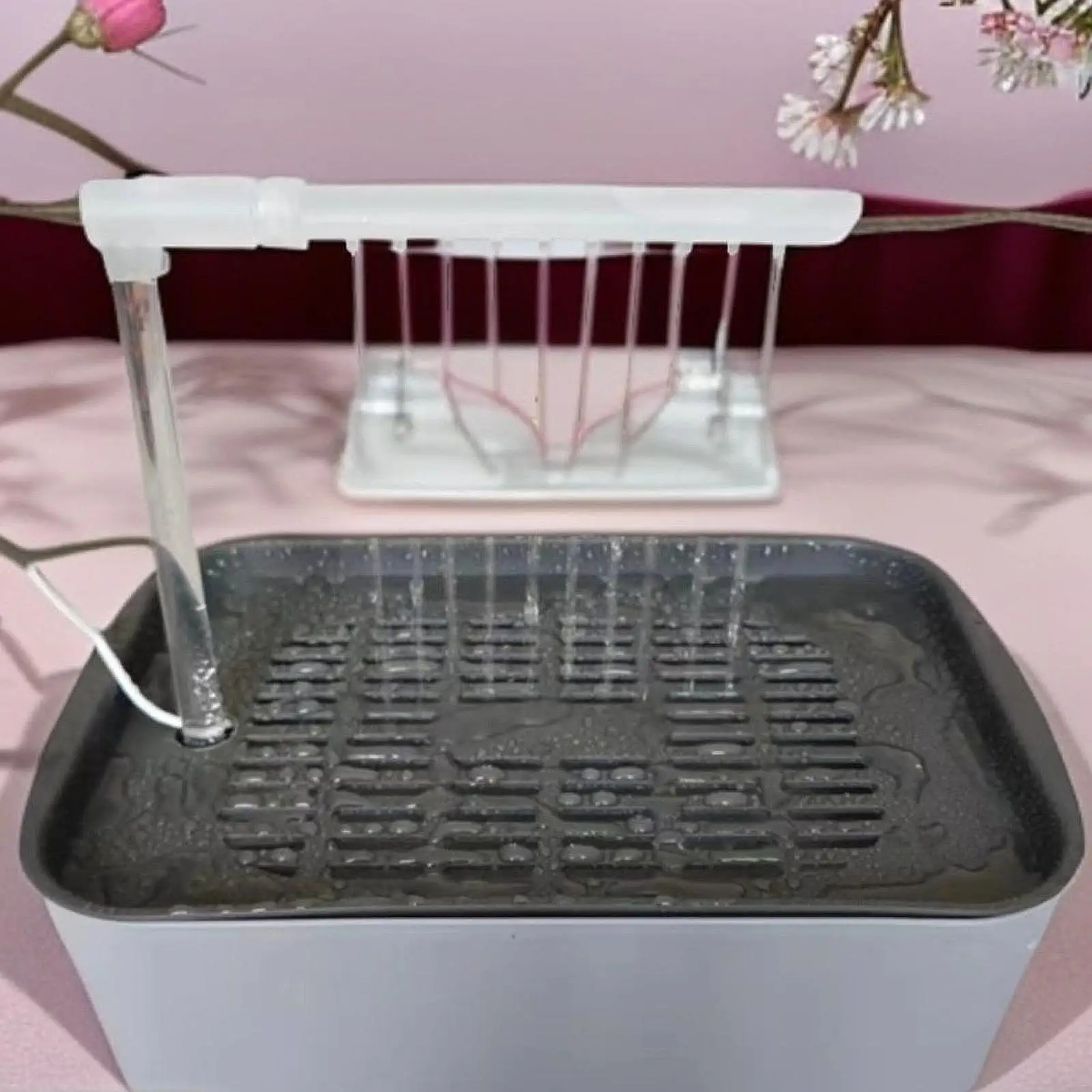 

Parrot Automatic Bathing Box Cage Accessories Easy to Clean Parrot Bathtub for Water Bowl Canary African Grey Budgie Parakeets