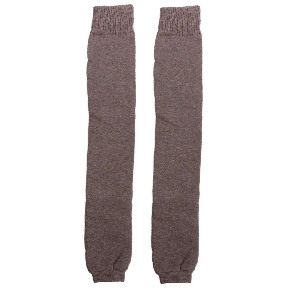 Knee Protector For Female For Girl Wool Solid Color Women Leg Warmers Over Knee Socks Knitted Foot Cover Lolita Arm Sleeves