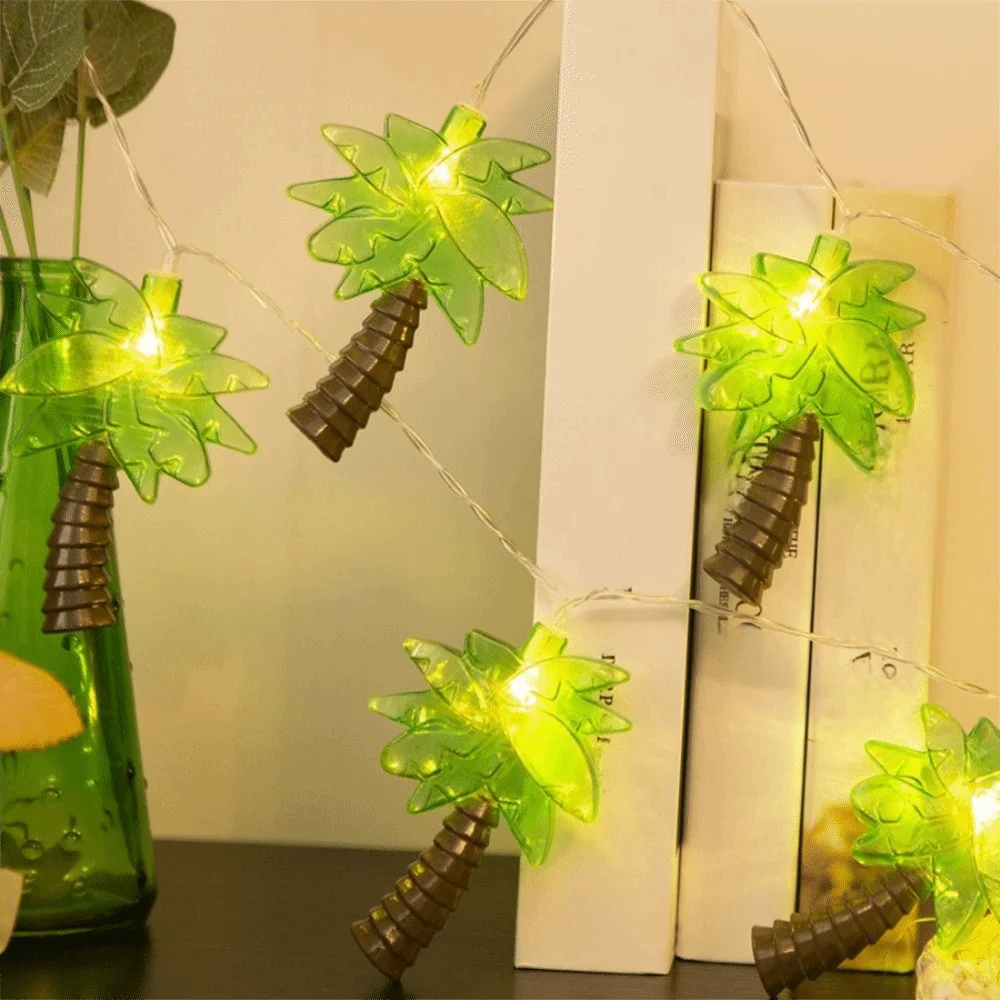 Colored Coconut Tree Lights Creative Design Simulate Coconut Trees LED Colored Lights LED String String Lights Decoration