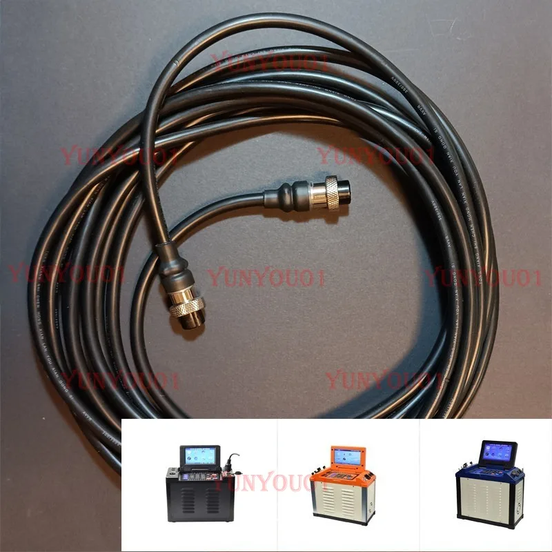 GH60E Automatic Smoke and Gas Tester 8-hole Smoke Temperature Cable Data Cable Moisture Content Cable Connecting