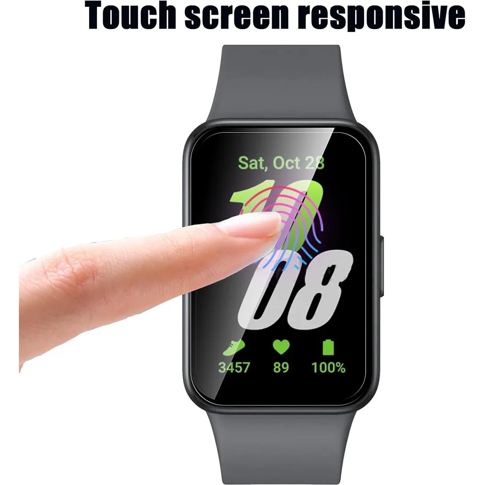 فيلم هيدروجيل لسامسونج غالاكسي فيت 3 ، مضاد للخدش ، لينة ، تبو ، واضحة ، حامي الشاشة لسامسونج غالاكسي fit3 ، وليس الزجاج