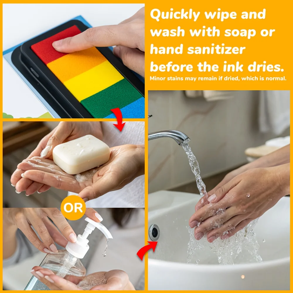 Set di pittura con le dita lavabile per bambini Divertente libro di pittura con le dita Arte Animale Zoo Forniture per pittura a colori Artigianato fai-da-te Regali