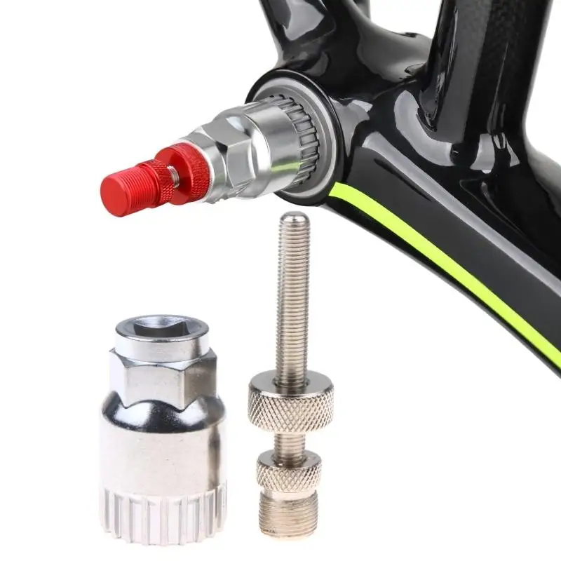 1/2Pcs Bike Bottom Bracket Tool With Anti‑Drop Device Crank Puller Remover 20Teeth Anti-Slip Tool Bicycle Bottom Bracket Remover