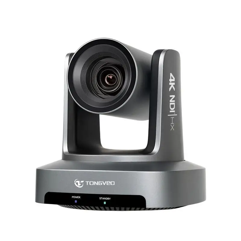 Auto Tracking Live Streaming Camera 4K 20X AI Auto Tracking NDI PTZ Camera for Church Worship Live Streaming Conference Events