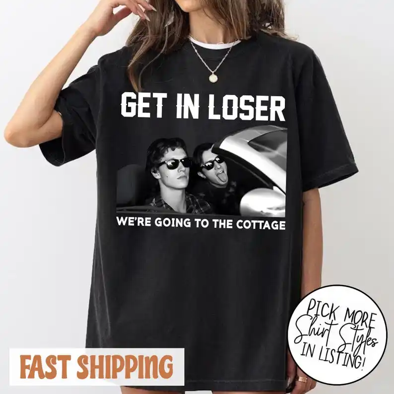 Camiseta de Ilya Rozanov, Réplica de la Camiseta de Get In Loser We're Going To The Cottage, Inspirada en el Rivalismo Deportivo, Regalo de BookTok
