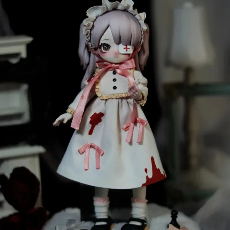Tersedia Nyssa Bizarre Nightmare Series 1/12 Bjd Hadiah Kejutan Figur Aksi Anime Lucu Kotak Misteri Dekorasi Meja Hadiah