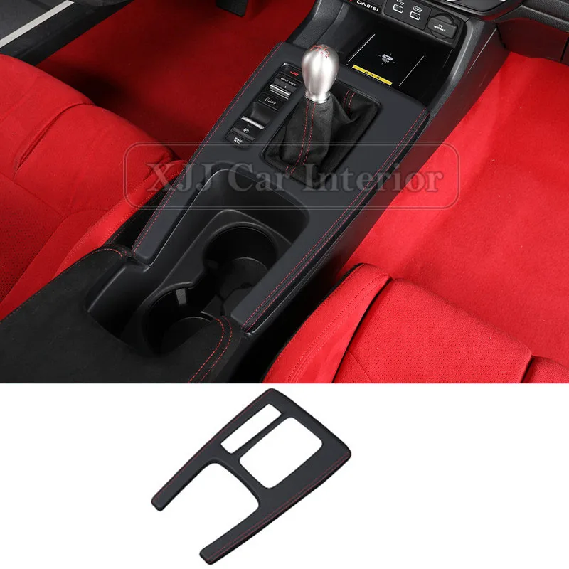

Leather Interior Trim for 11th Gen Honda Civic FL5 Integra Center Console Gear Shift Panel Cover Car Modification Accessories
