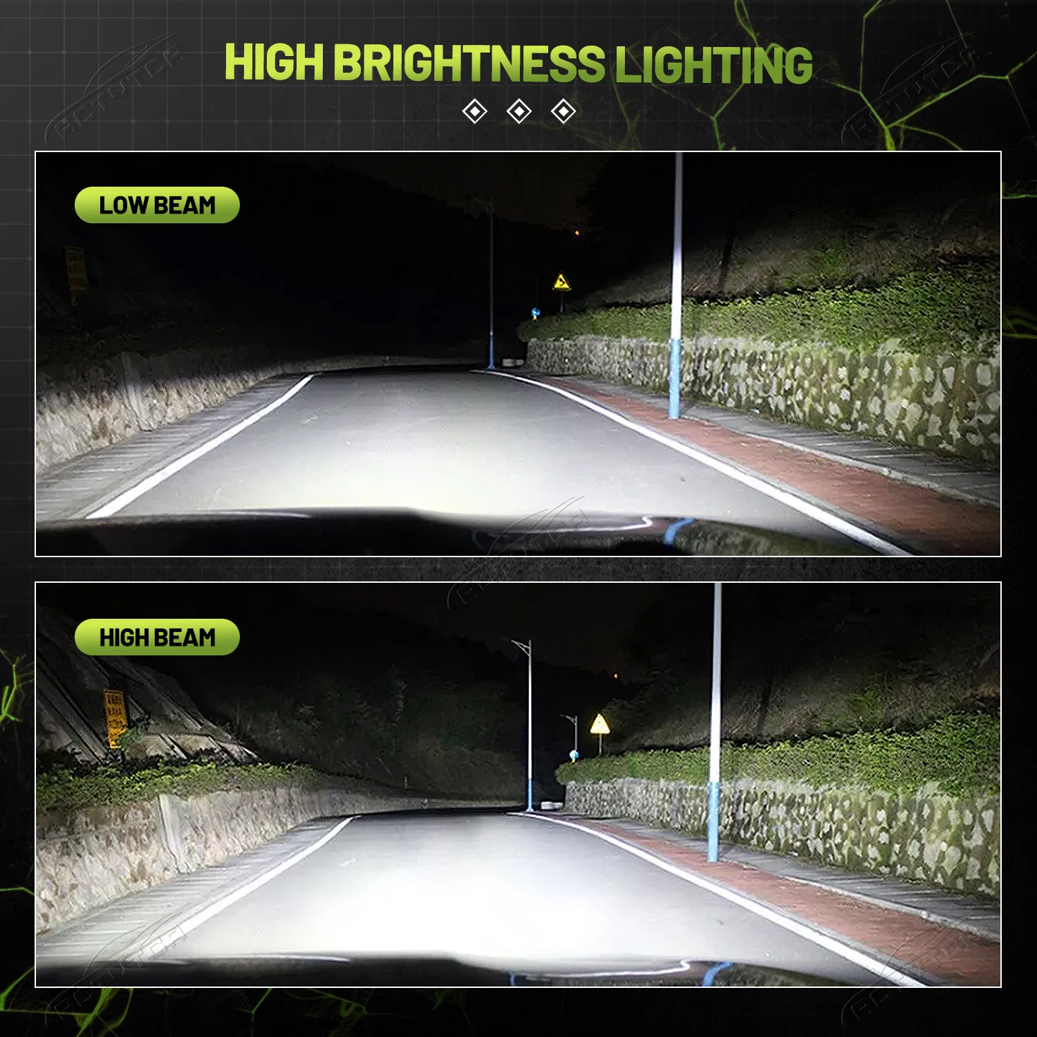 3800W H7 H4 H11 Led Car Headlight Bulbs 4 Copper Tubes 4200000LM 9054 CSP Canbus H1 9005 HB3 9006 HB4 9012 9007 9008 Turbo Lamp - Image 4