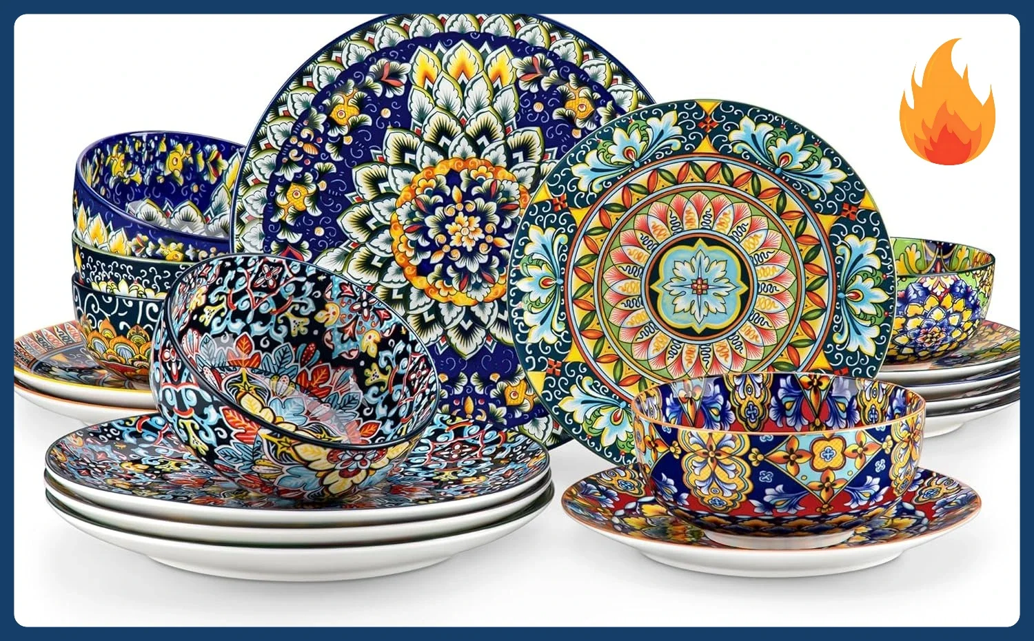 

Набор посуды из 18 предметов, тарелки и миски, фарфоровый набор на 6 персон, подходит для микроволновой печи и посудомоечной машины, устойчив к царапинам, B