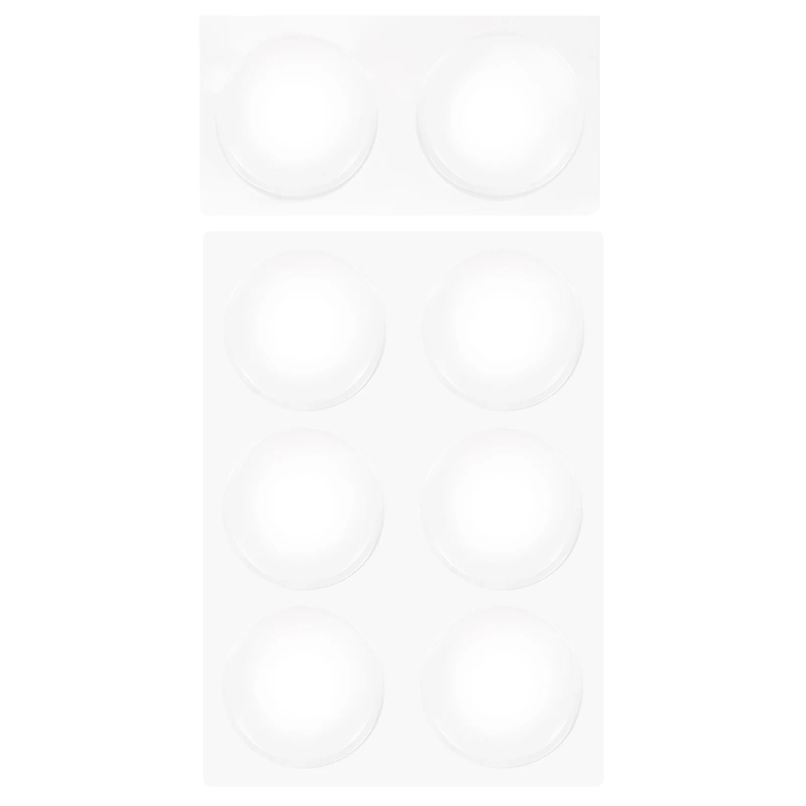 

8 Pcs Clear Magnetic Cabinet Stoppers Small Furniture Knob Protector Door H Bumper Silicone Wall Door Stopper Self Adhesive