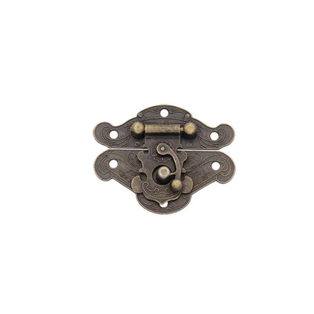 Lock Catch Latch Hasp Mini Retro Various Sizes Wooden Box Antique For Wooden Jewelry Boxes Notebook Zinc Alloy