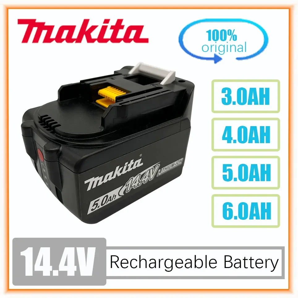 

Makita LED indicator rechargeable battery for BL1430 BL1415 BL1440 196875-4 194558-0 195444-8 3.0AH 4.0Ah 5.0AH 6.0Ah 14.4V