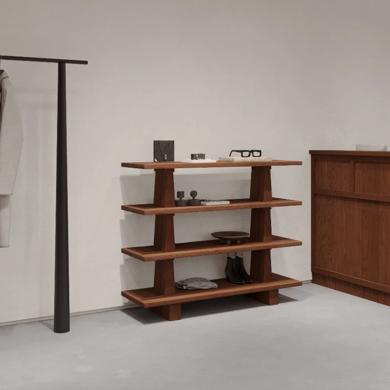 Clothing store multi-layer display rack bag display  women's clothing store display layer rack, storage table