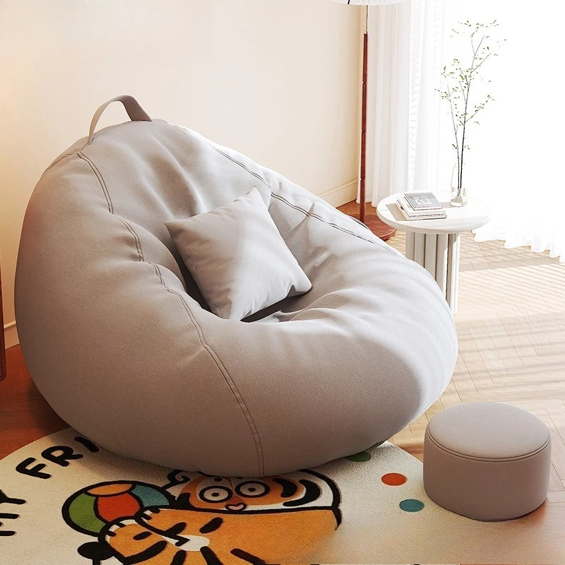 Sofa Single Lazy Bedroom Bean Bag, Reclining Sleeping Small Soft Modern Sofa Bed, Lounge Dog Kennel Comfortable Durable Chair