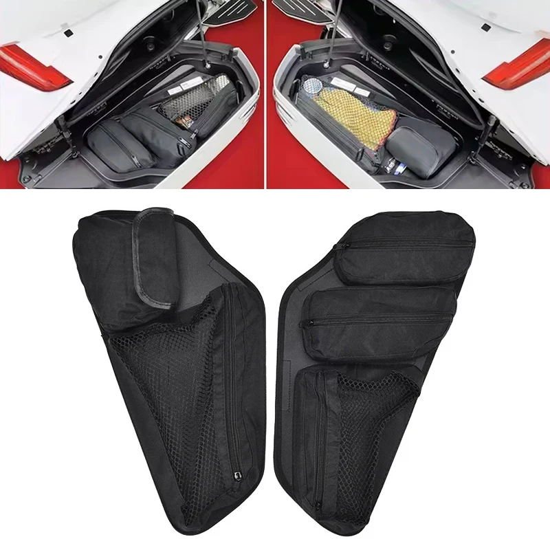 

Пара черных ДЛЯ HONDA GOLD WING GL 1800 GL1800 F6B 2018 2019 2020 2021 2022 НОВАЯ СУМКА SADDLE LID Органайзеры Goldwing Седельная сумка