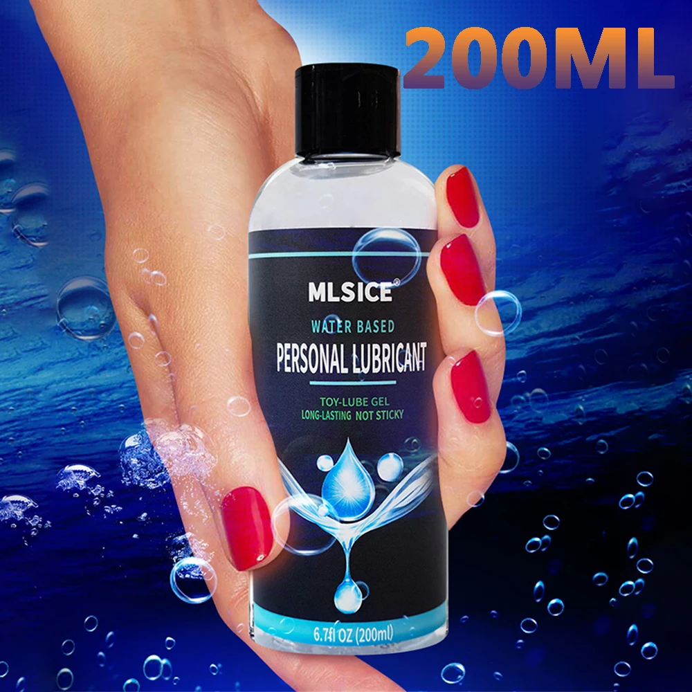 Lubricant for Sex 200ml Water-based Anal Lubrication Sex Lube Orgasm Gel for Women Vagina Adult Product Couple Intimate Sex Shop