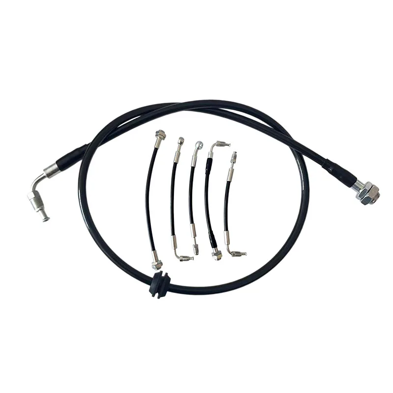 

Cars Brake Oil Hose Motocross Scooter Hydraulic Clutch Lines Turbo oil feed Hose AN3Stainless Steel Wire Braided Nylon Fuel Line