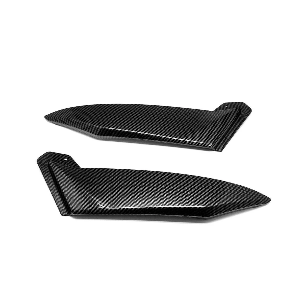 

Motorcycle Gas Tank Side Trim Cover Panel Fairing Carbon Fiber Finish for Yamaha YZF R1 2002 2003