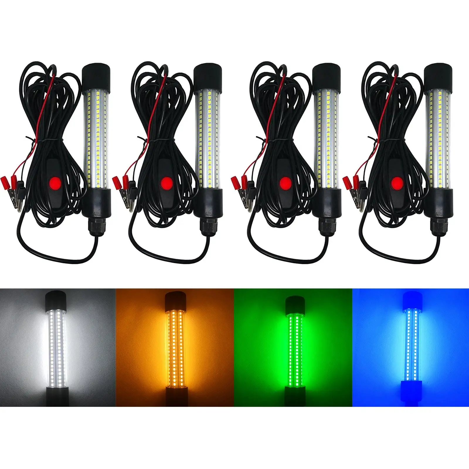 Luce da pesca a LED subacquea luminosa da 1900 lumen 12v-potente attrazione