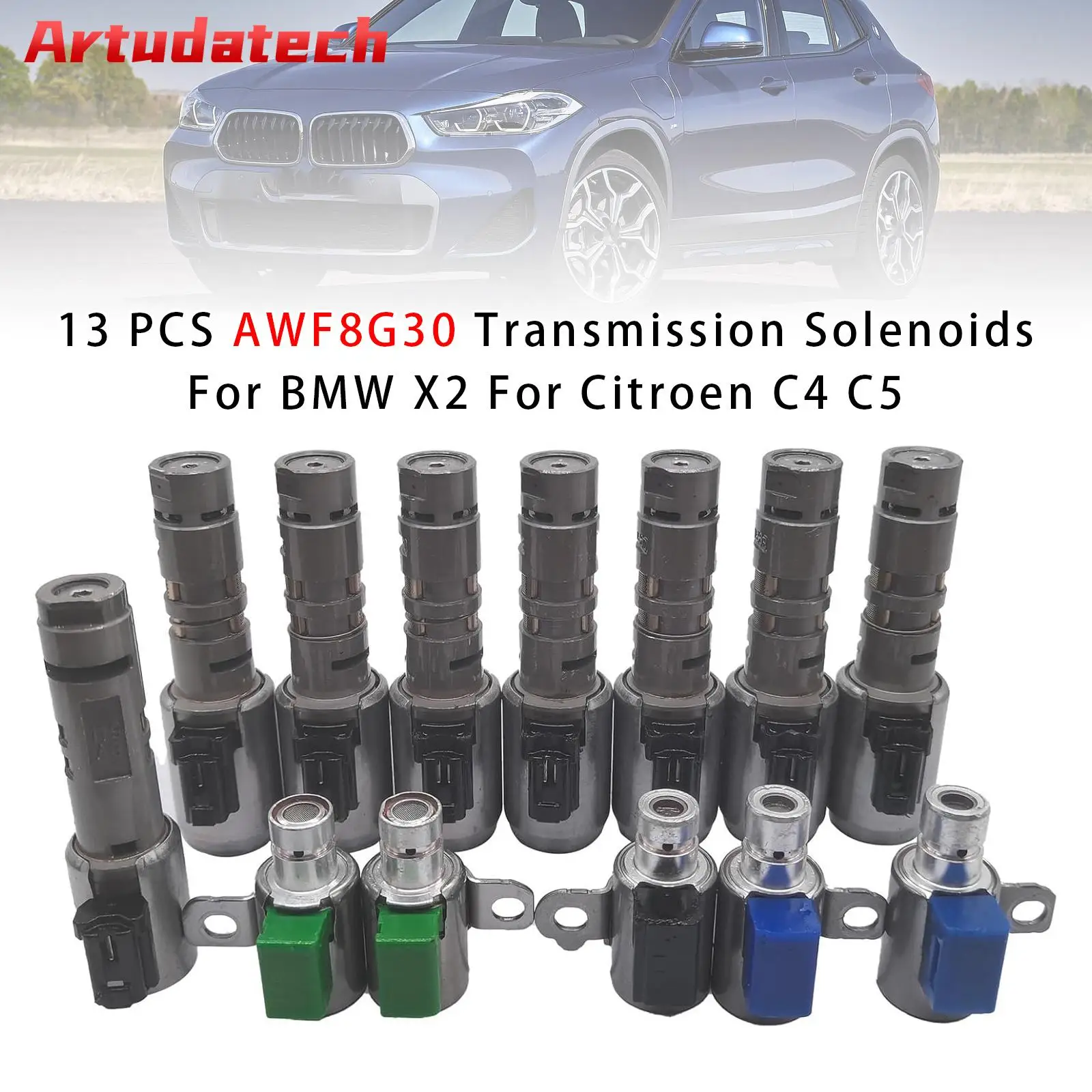 

Соленоиды трансмиссии Artudatech, 13 шт., AWF8G30, для BMW X2, для Citroen C4 C5, автомобильные аксессуары