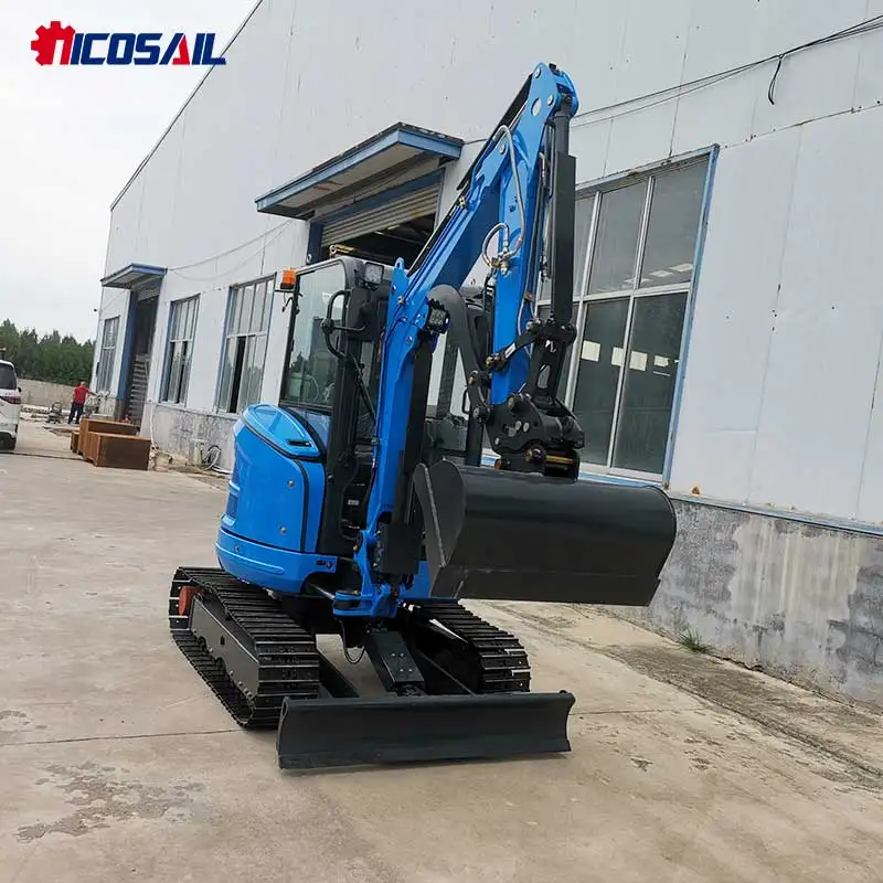 حفارة صغيرة ديزل زاحفة هيدروليكية أفضل حفارة صغيرة مع EUR5 وCE معتمدة للعمل في المزرعة