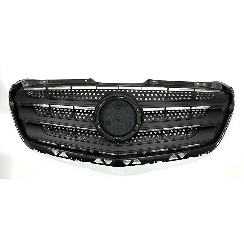 sport-racing-style-full-black-front-grille-air-intake-grill-compatible-for-sprinter-w906-2013-2016-exterior-tuning-accessories