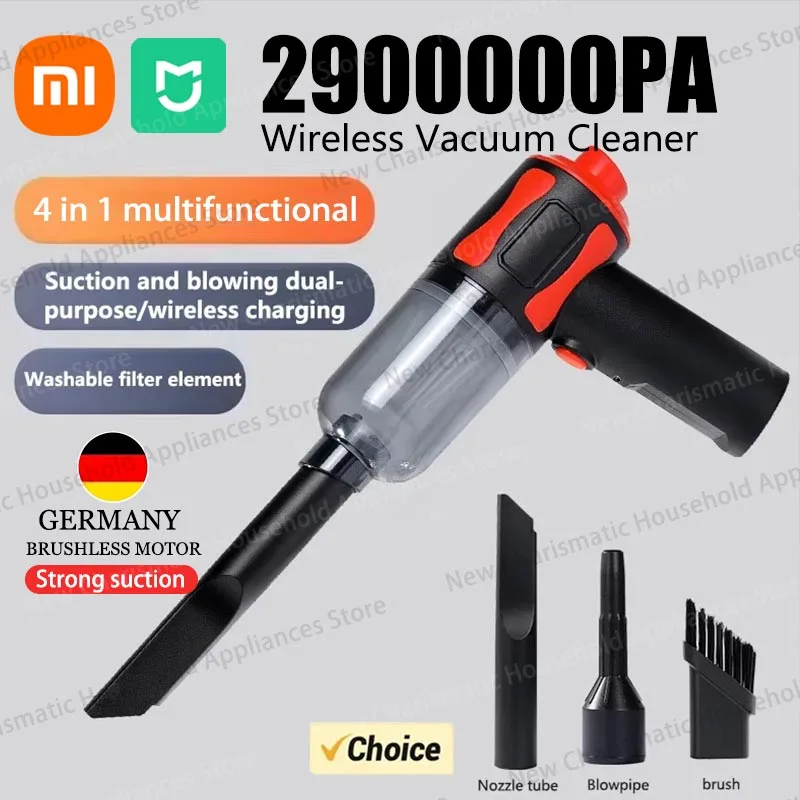 Xiaomi Car Vacuum Cleaner  High-power Suction & Blow Home & Car Use Portable Strong Suction Power Small Wireless Vacuum Cleaner