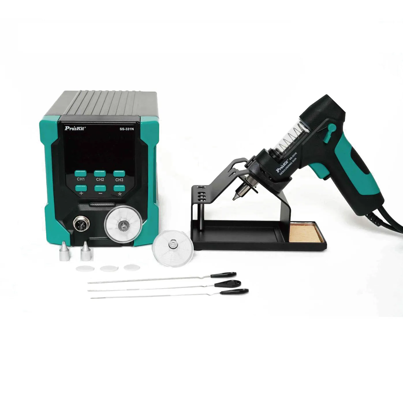 Pro'skit SS-331B Upgrade Version Esd Digital Adjustable Desoldering Suction Gun…