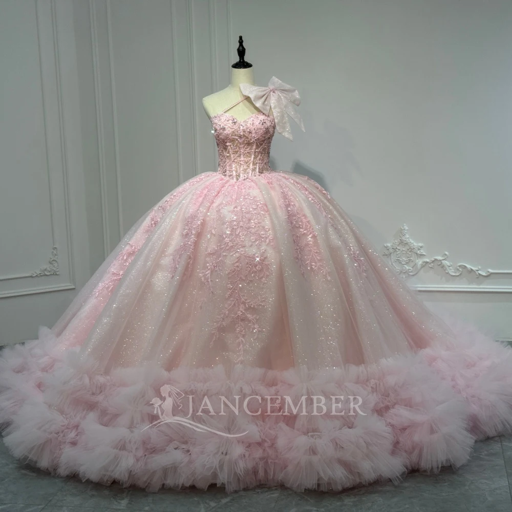 Floral Lace Quinceanera Dress for Teens Coming of Age Party Gown Off the Shoulder Beaded Ball Gown Sweet 15 Dresses Customized