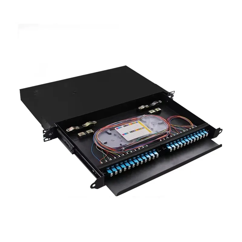 PULL-OUT 1U case Optical Fiber Terminal Box Fusion junction box