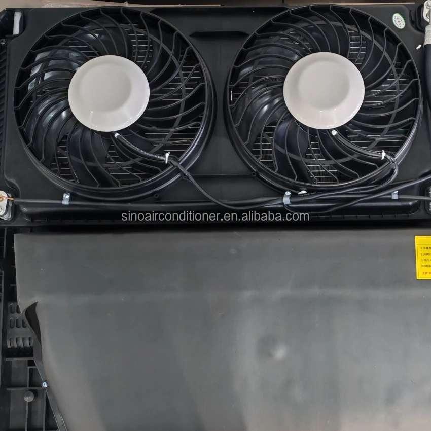 سقف كهربائي مثبت على التيار المتناوب 12 فولت RV على السطح العربة 12 فولت تكييف الهواء 24 فولت شاحنة وقوف السيارات مكيف الهواء #2