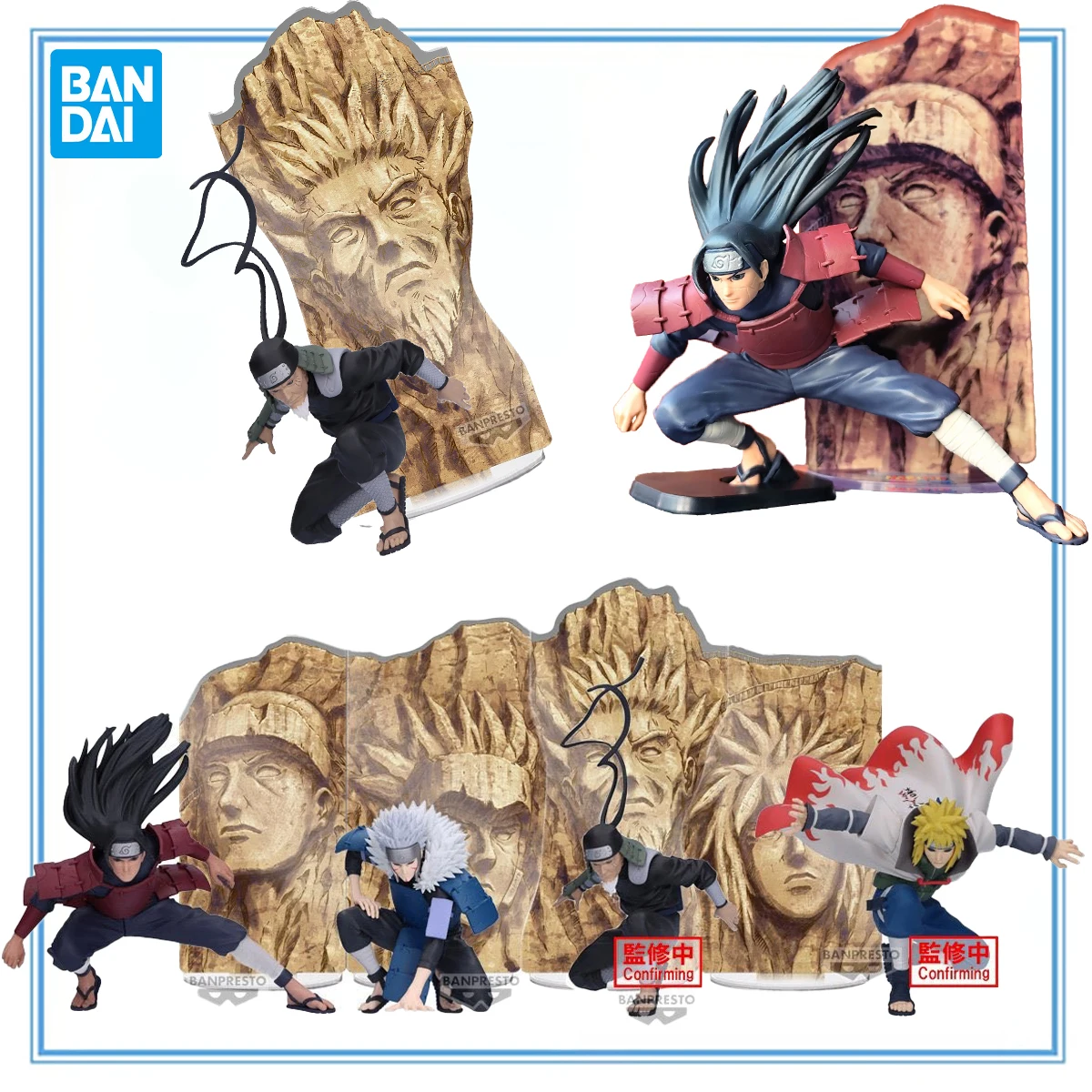 

Оригинал в наличии Bandai Spirits Naruto Shippuuden Senju Hashirama Sarutobi HiruzenSenj Senju Tobirama Аниме Фигурка Модель игрушки