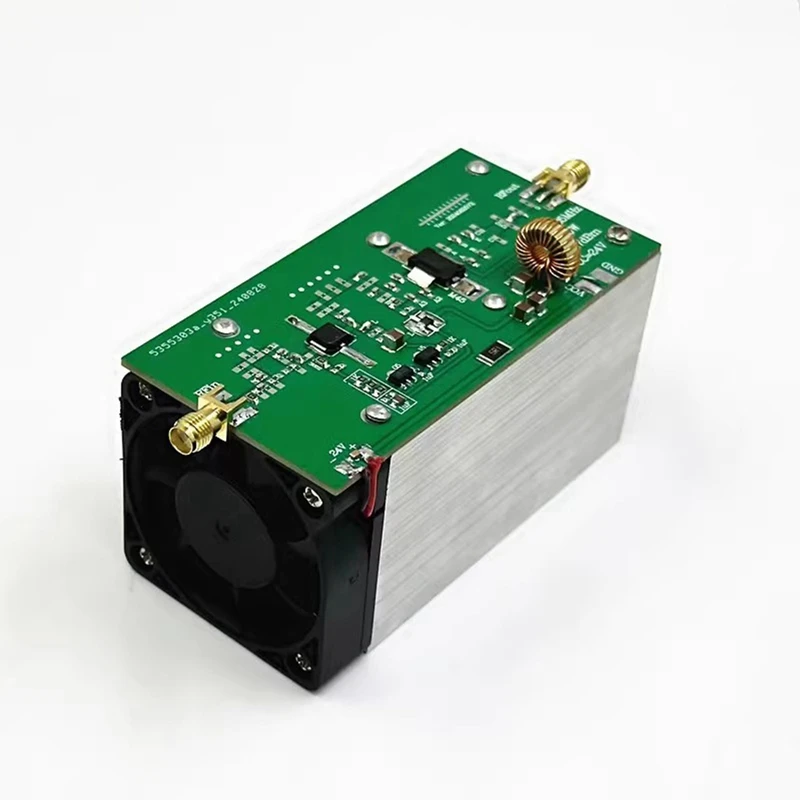 เครื่องขยายสัญญาณ RF 915Mhz 20W + RF Power Amp พร้อม Heat Sink วิทยุ RF เครื่องขยายเสียงสําหรับวิทยุ 24V-28V