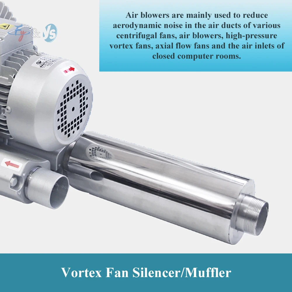 

Air Blower High-Pressure Vortex Air Pump Noise Reduction Acoustic Muffler,HG Swirl Vortex Blower Noise Control Noise Dampener